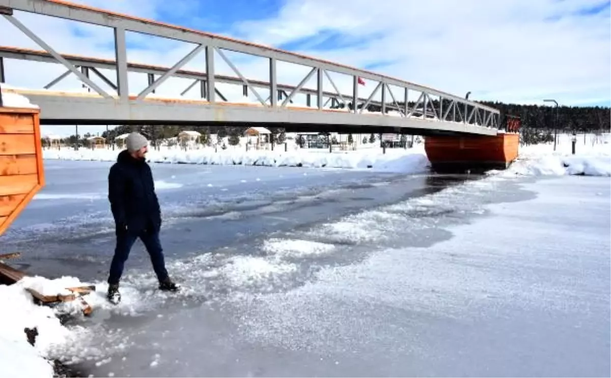 Sivas, eksi 10 derece ile buz tuttu