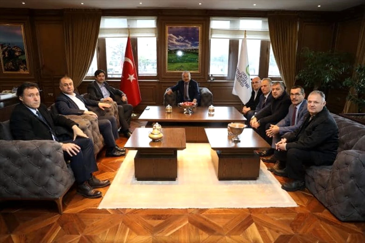Bem-Bir-Sen Genel Başkanı Uslu\'dan, Büyükşehir Belediye Başkanı Güler\'e ziyaret