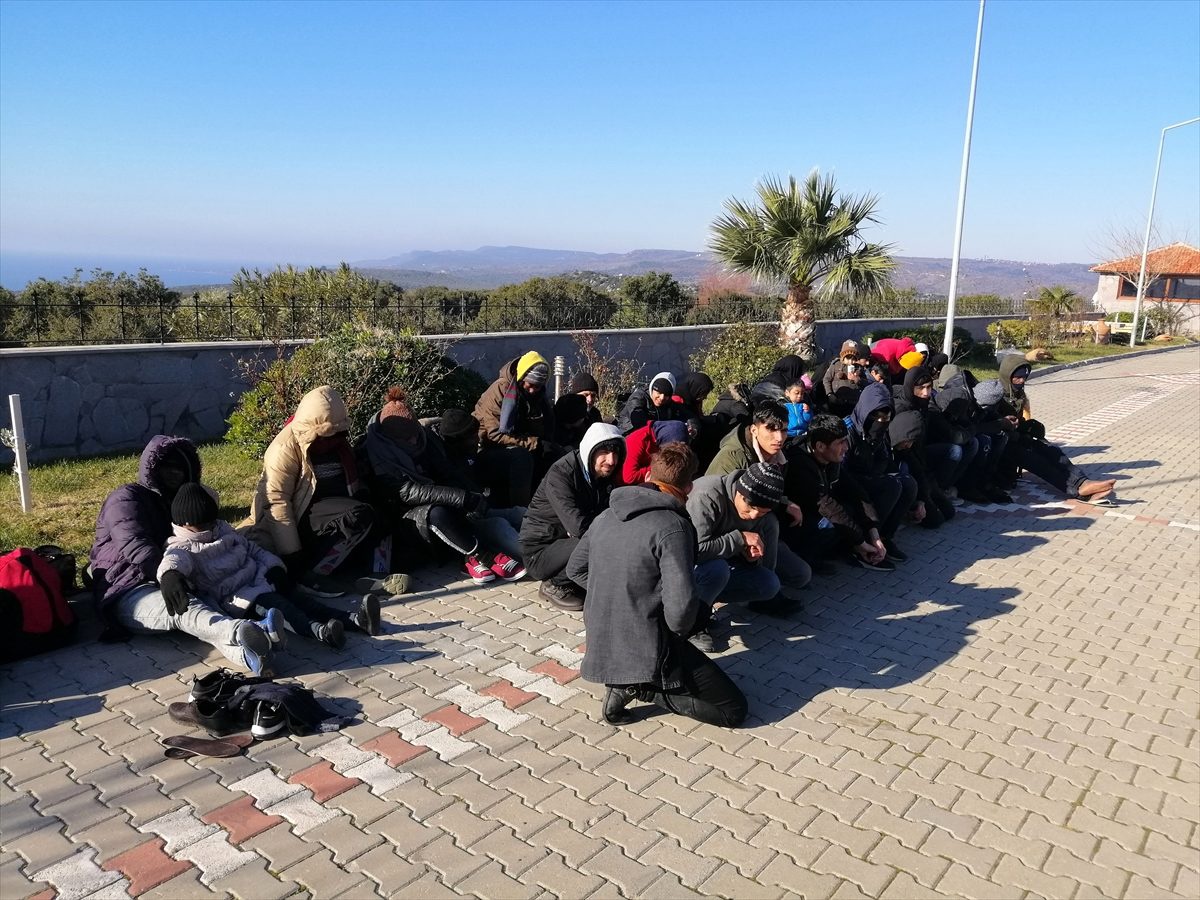 Çanakkale\'de 39 düzensiz göçmen yakalandı