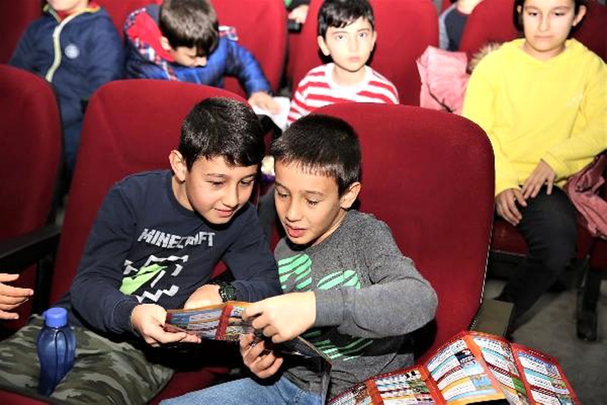 Çocuklar yarıyıl etkinlikleri ile doyasıya eğleniyor