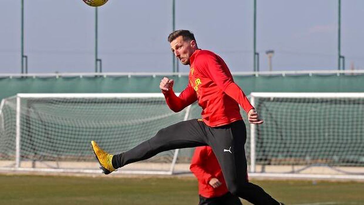 Göztepe\'de yeni transfer Kamil Wilczek, ilk antrenmanına çıktı