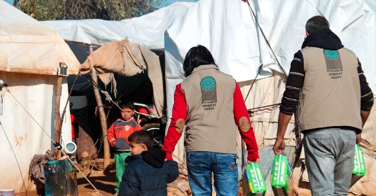 Hüdayi Vakfı\'ndan Suriyeli savaş mağdurları için yardım seferberliği
