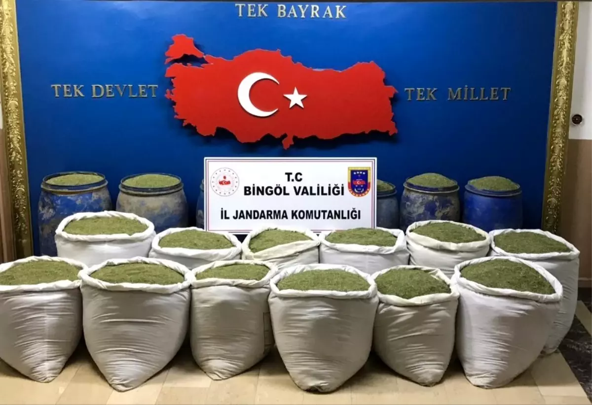 Jandarmadan uyuşturucu operasyonu, 1 ton 351 kilo toz esrar ele geçirildi