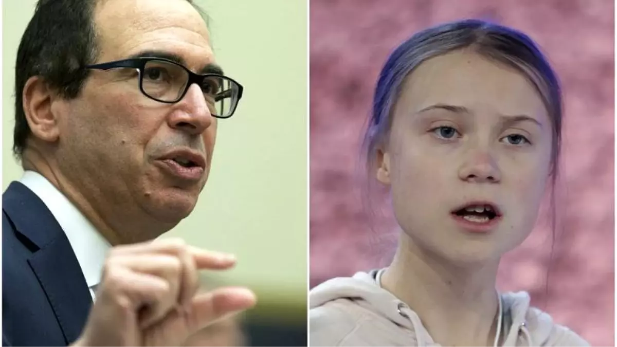 ABD Hazine Bakanı Mnuchin Davos\'ta Greta Thunberg\'e seslendi: O kim oluyor, baş ekonomist mi?