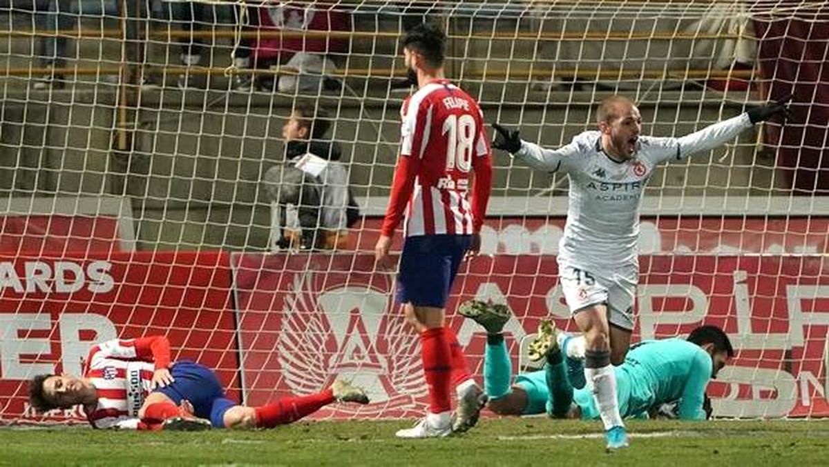 Atletico Madrid\'e kupa şoku! 3. Lig takımına elendiler...