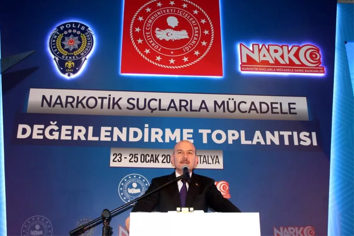 Bakan Soylu: "2019 yılında uyuşturucudan 25 bin 619 kişi tutuklandı"