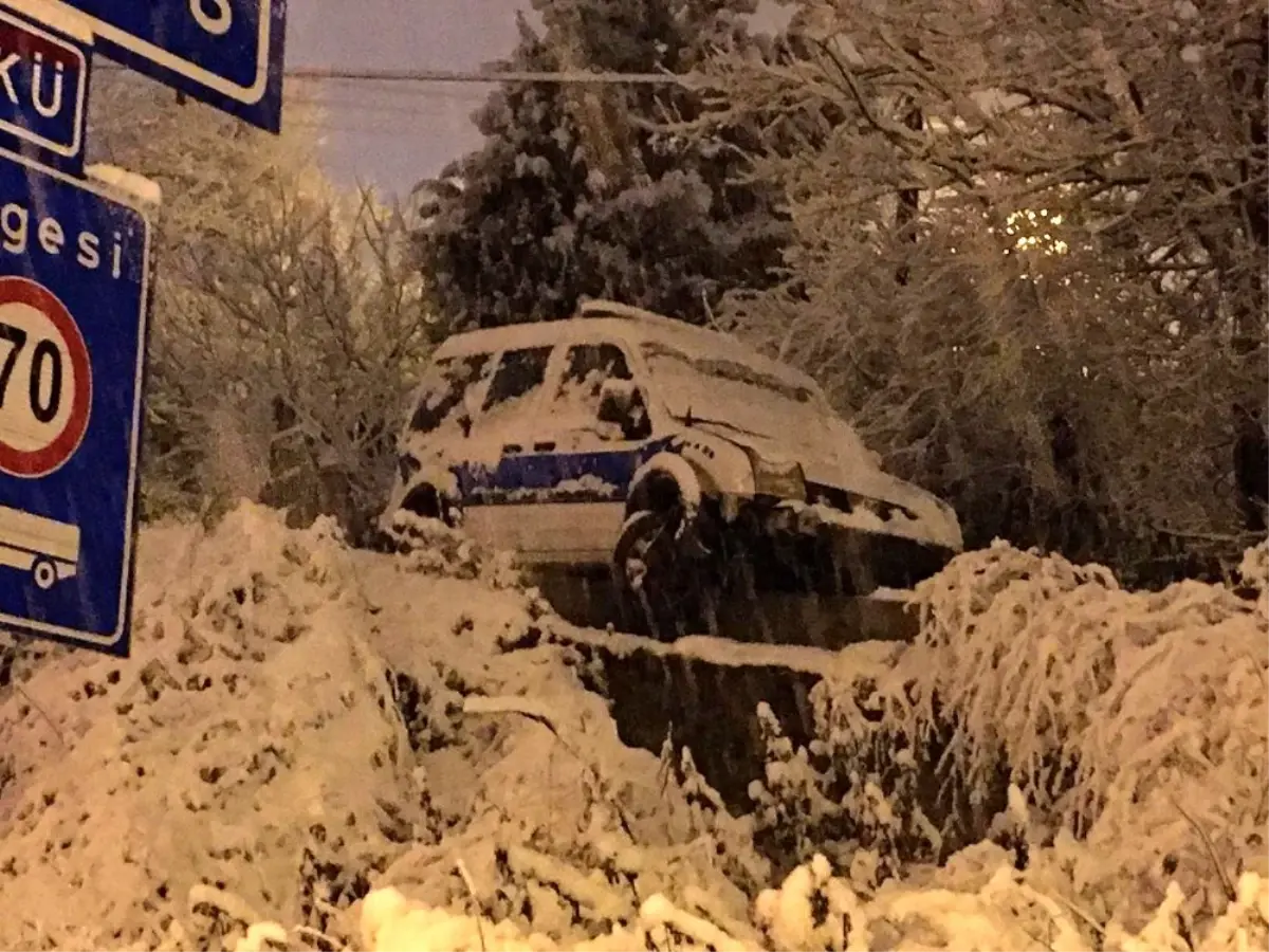 Buzlanma kazaları beraberinde getirdi