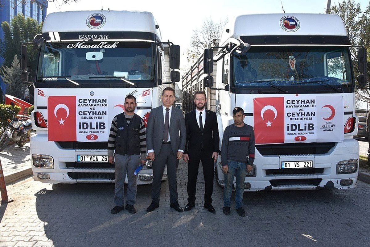 Ceyhan\'dan İdlib\'e kömür yardımı yardım