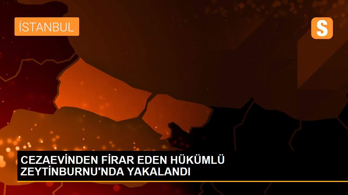 CEZAEVİNDEN FİRAR EDEN HÜKÜMLÜ ZEYTİNBURNU\'NDA YAKALANDI