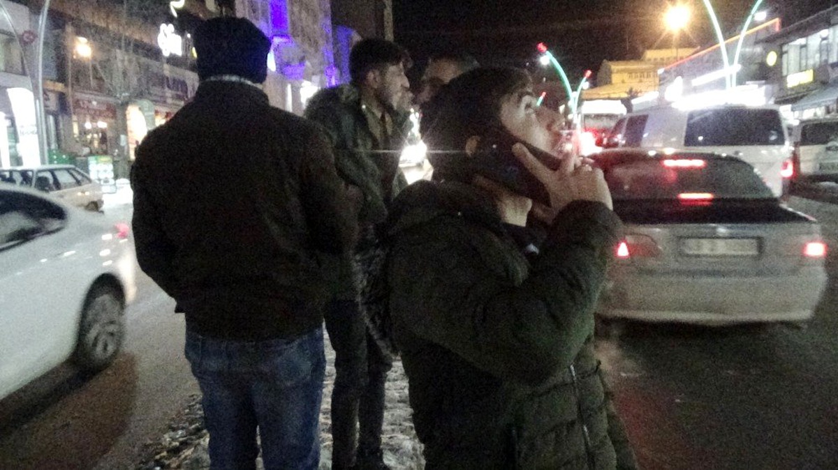 Elazığ\'da meydana gelen deprem Muş\'ta korkuya neden oldu