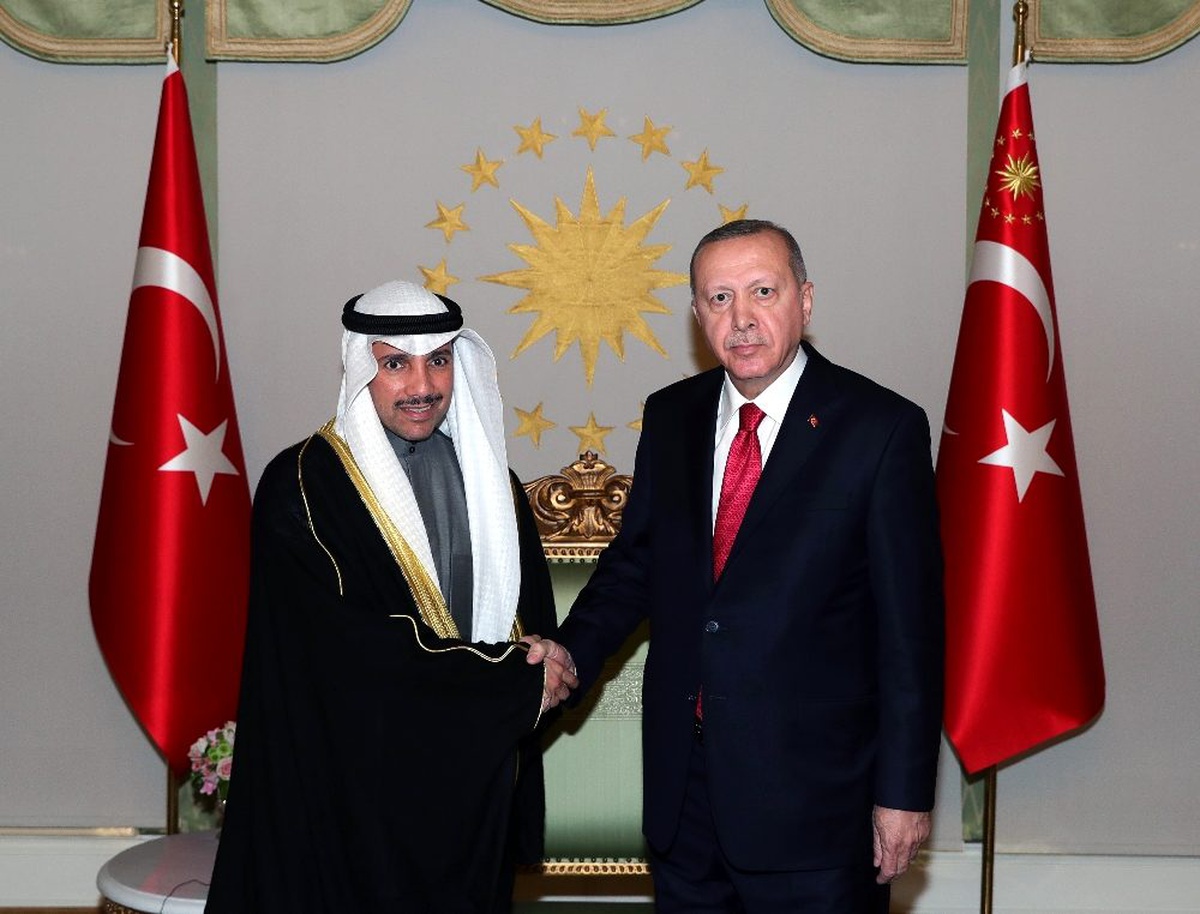 Kuveyt Ulusal Meclis Başkanı Marzuk Ali El Ganim\'i kabul etti