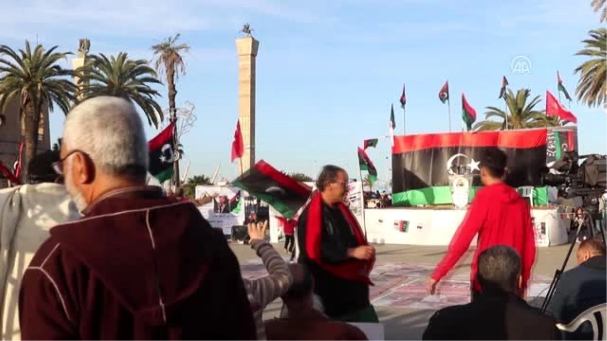 Libya\'da Hafter\'e bağlı milislerin saldırıları protesto edildi