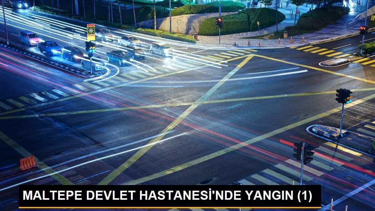 MALTEPE DEVLET HASTANESİ\'NDE YANGIN (1)