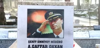 Şehit Emniyet Müdürü Ali Gaffar Okkan mezarı başında anıldı