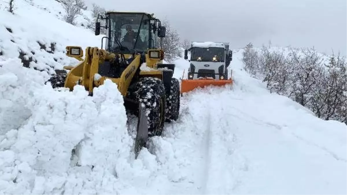 Şırnak\'ta, Hakkari ve Siirt yolları ile 21 köy ve mezra yolu kardan kapandı