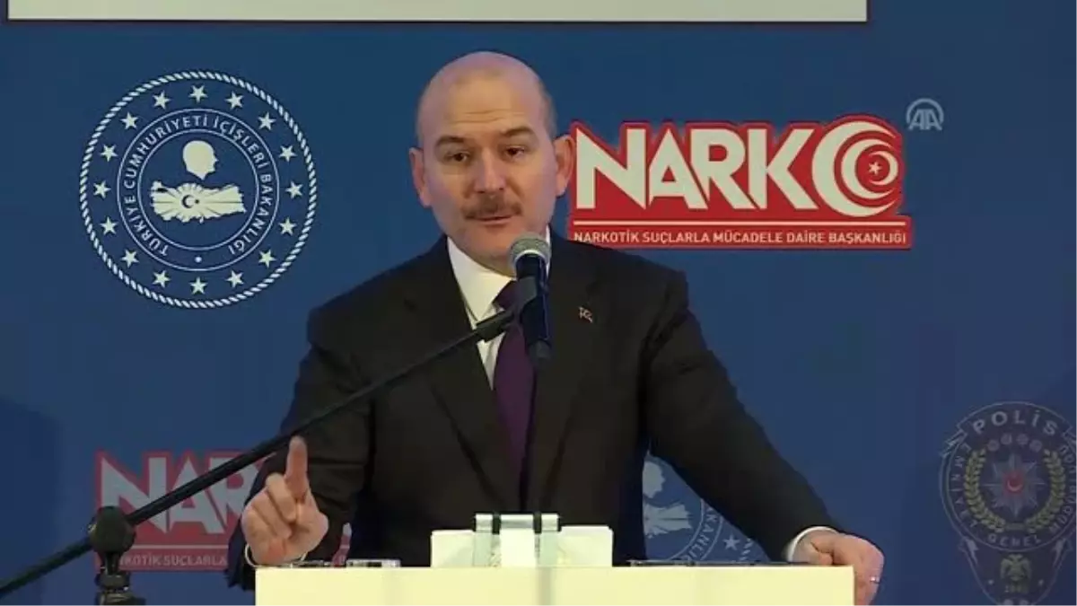 Soylu: "Uyuşturucuya bağlı ölümlerde yaklaşık yüzde 40 bir azalış söz konusu "