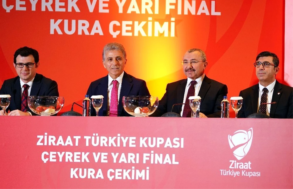 Ziraat Türkiye Kupası\'nda çeyrek ve yarı final eşleşmeleri belli oldu