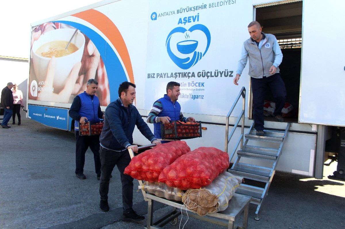 Antalya\'dan deprem bölgesine arama kurtarma ekibi ve yardım tırı
