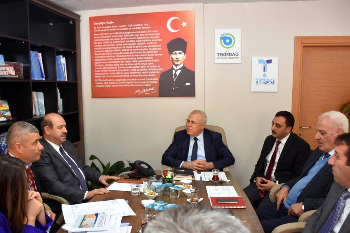Geçici Barınma Merkezi alanlarına ilişkin TESKİ\'de toplantı