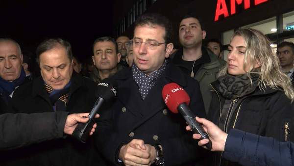 İBB Başkanı Ekrem İmamoğlu Elazığ\'daki hastanede yaralıları ziyaret etti