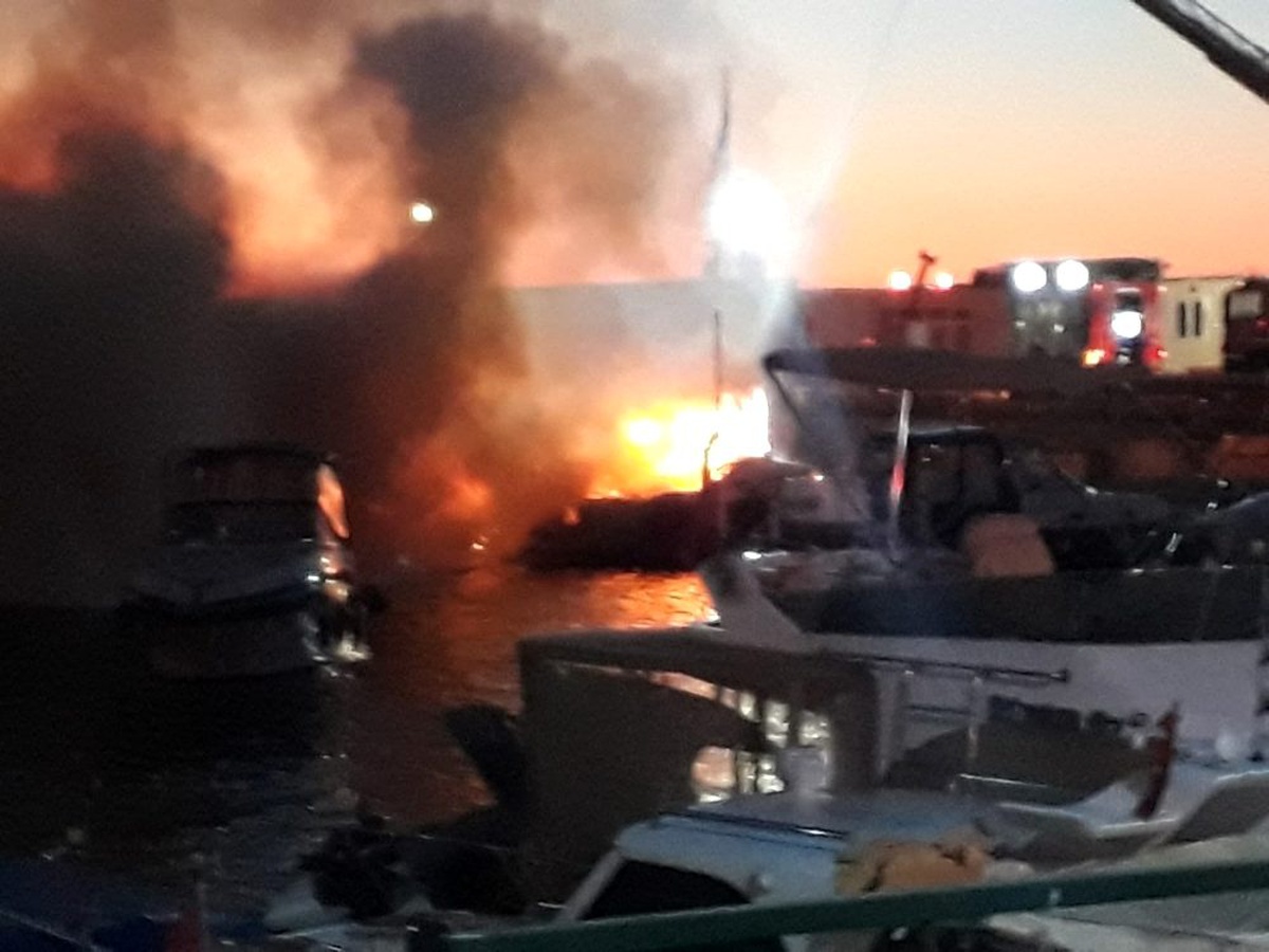 Kartal\'da teknelerin yandığı olayın ayrıntıları oraya çıktı