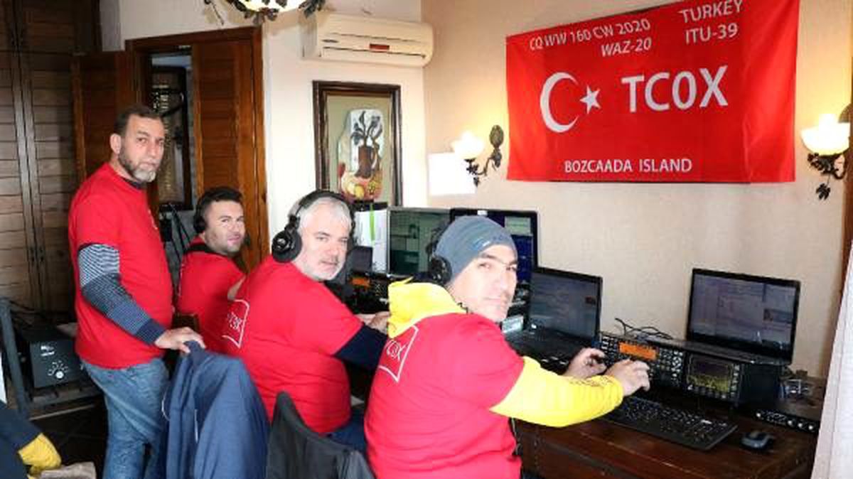 TRAC İzmir Şubesi, Bozcaada\'dan telsizle dünyayla iletişim kurdu