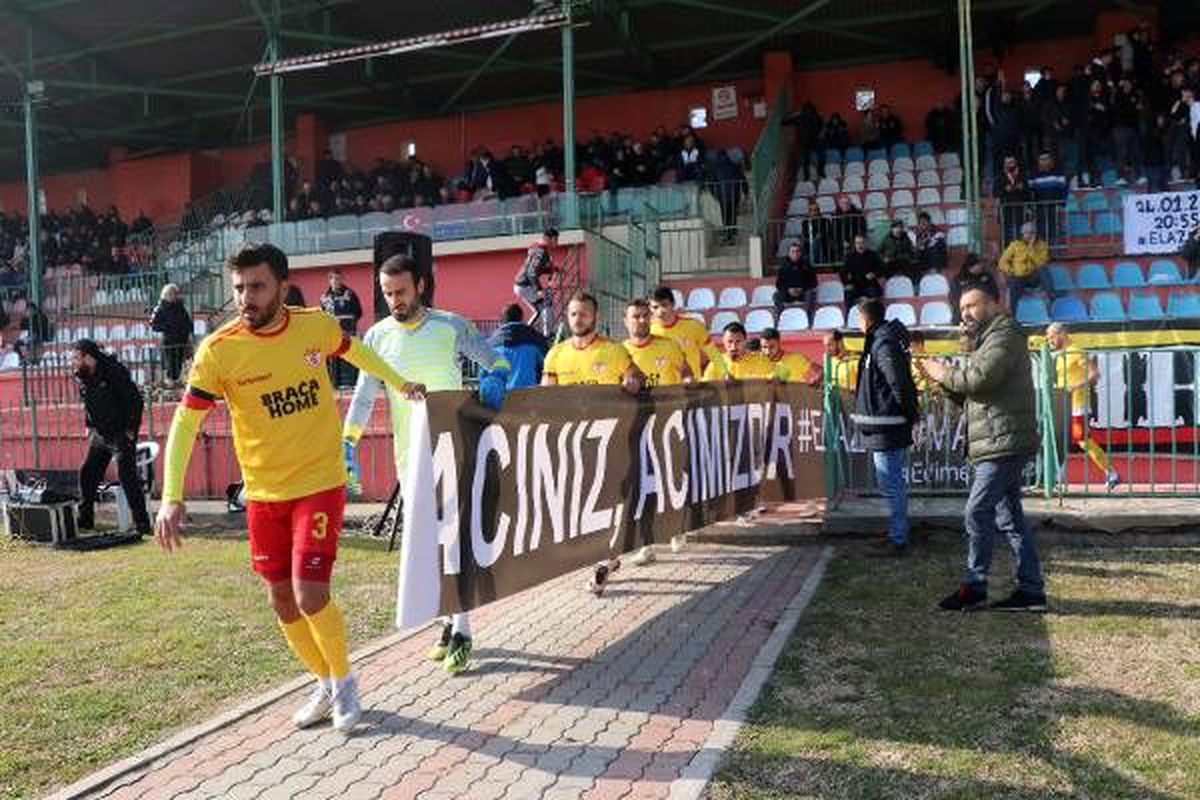 Amatör lig takımından \'Elazığ\' kampanyası