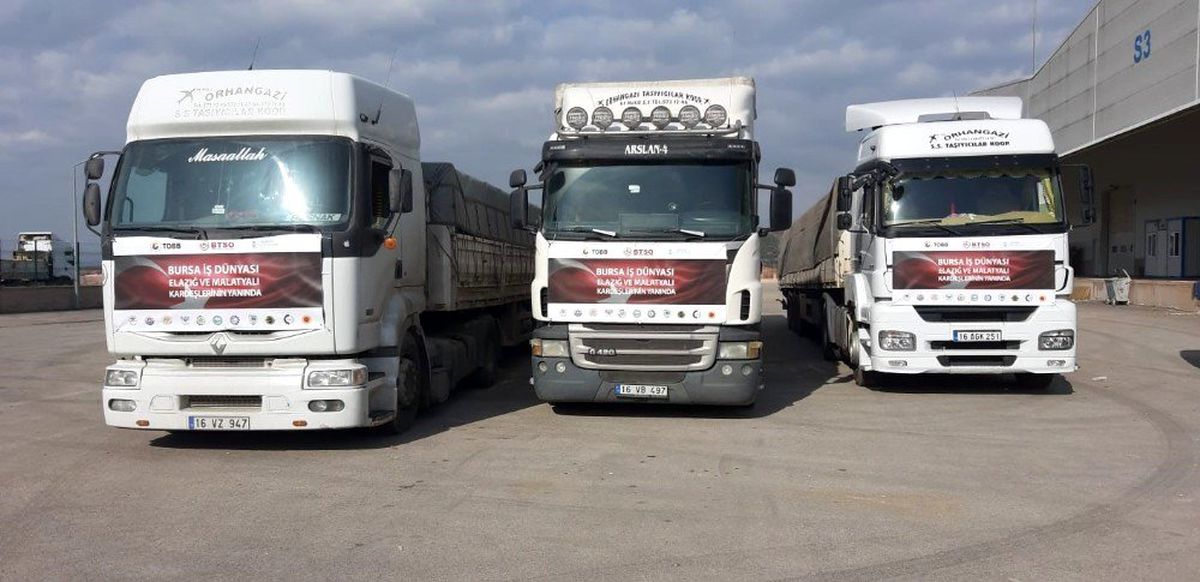 Bursa iş dünyası Elazığ ve Malatya\'lı kardeşlerinin yanında