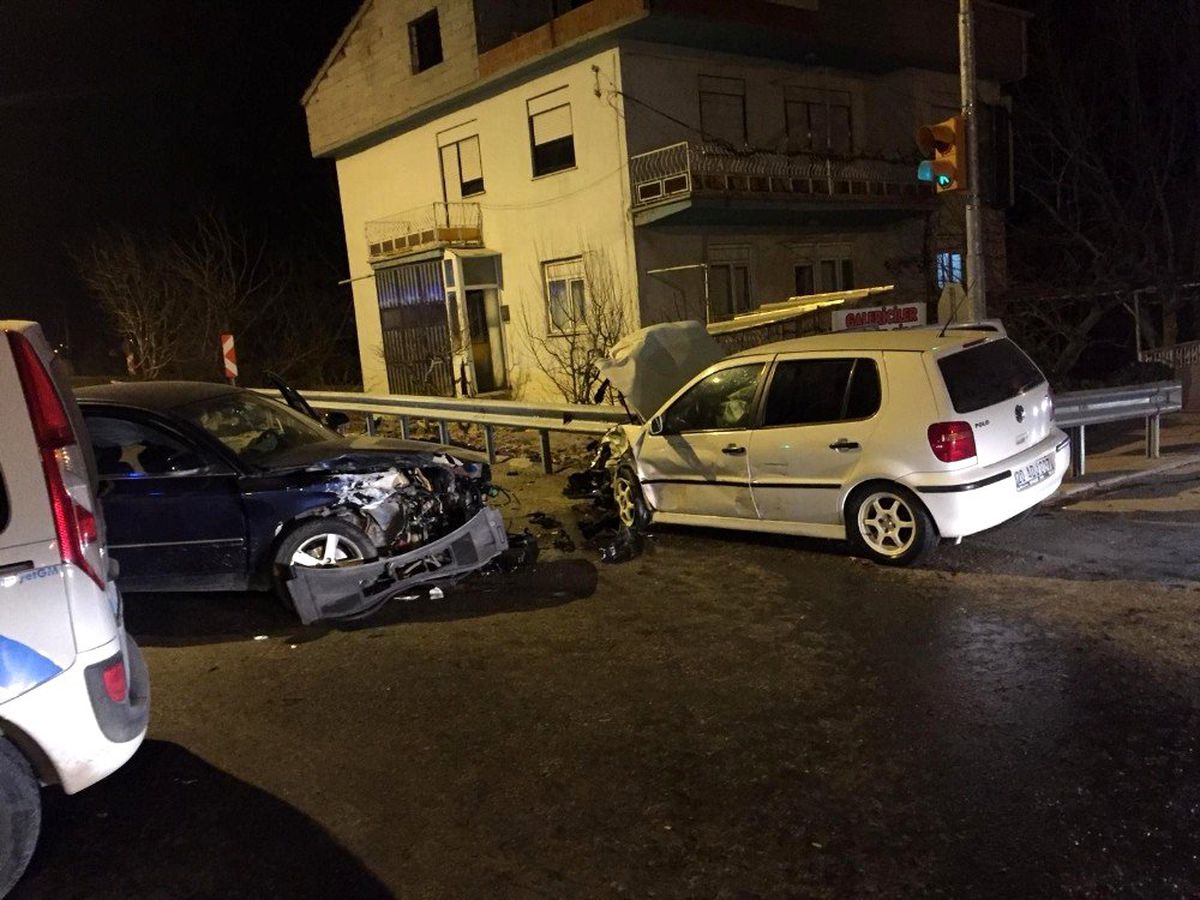 Denizli\'de trafik kazası: 1 yaralı