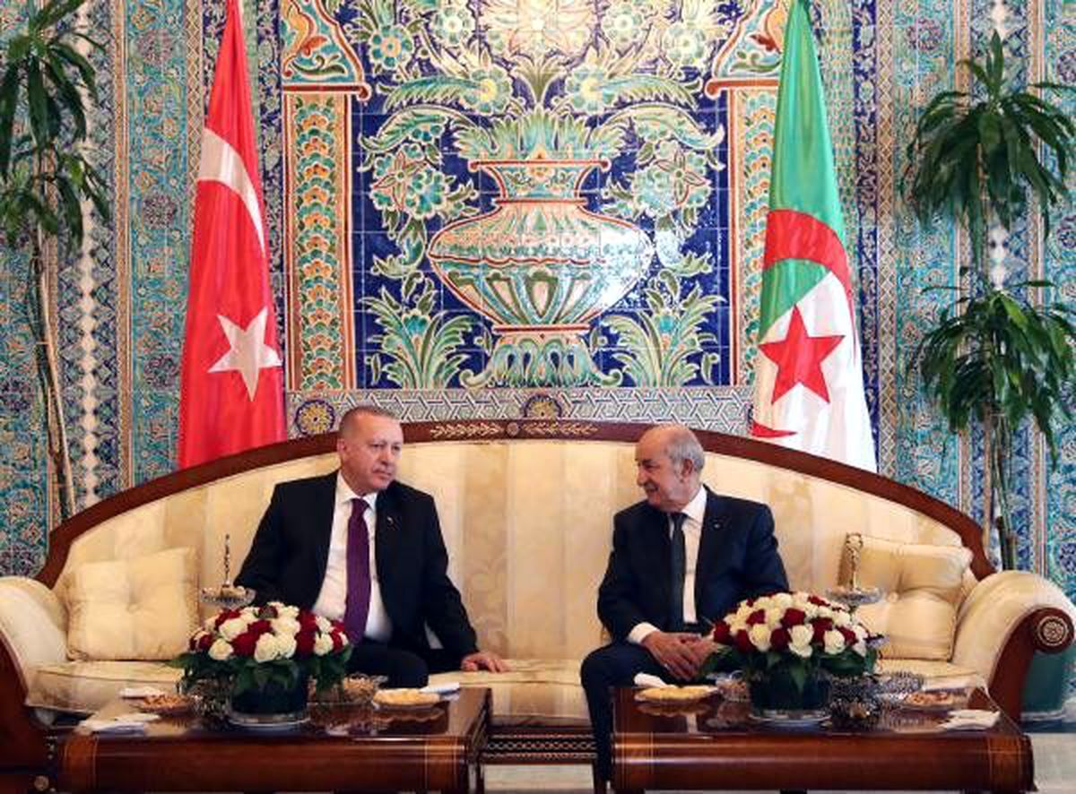Erdoğan, Cezayir Cumhurbaşkanı Tebbun ile görüştü