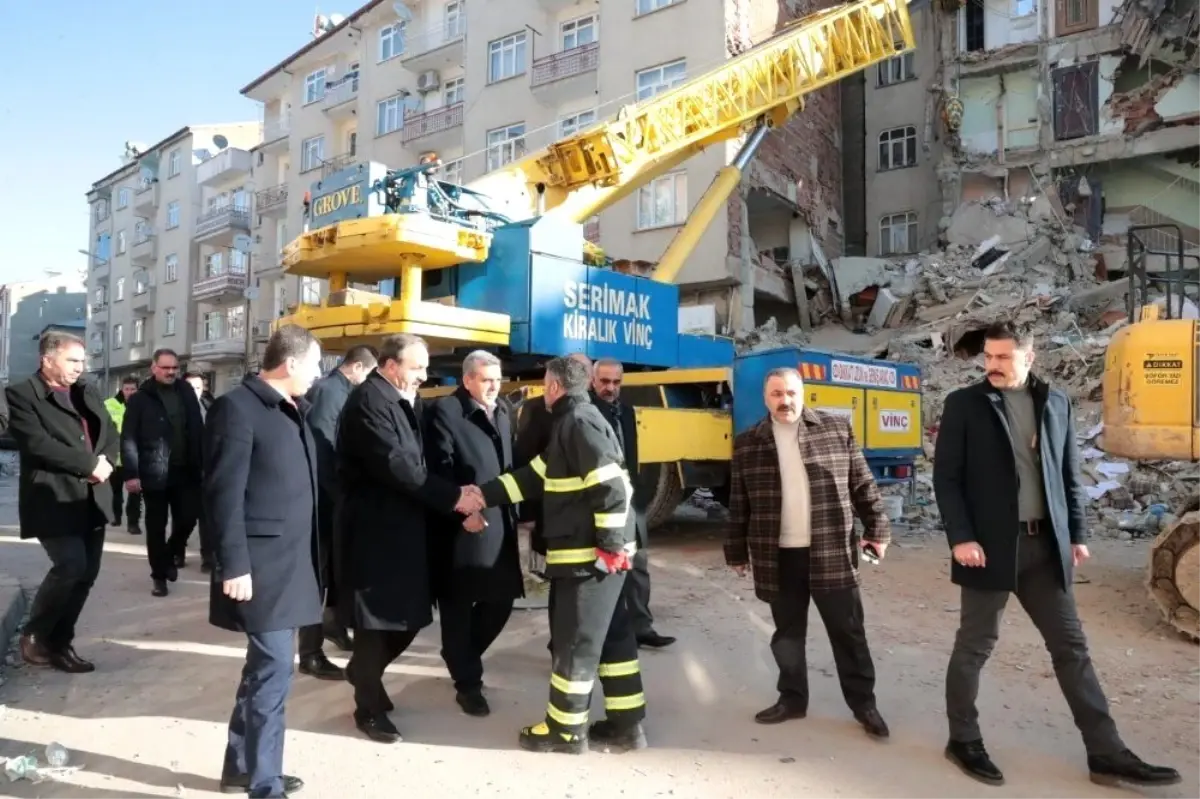 Şanlıurfa heyeti deprem bölgesinde