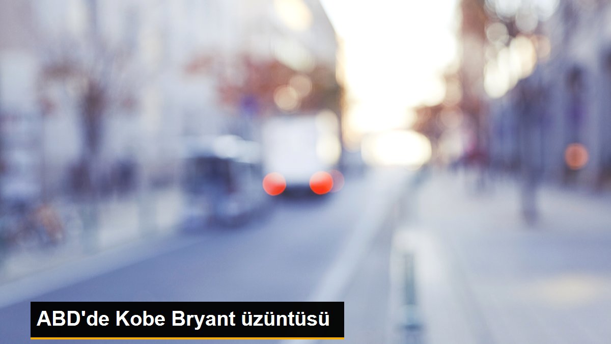 ABD\'de Kobe Bryant üzüntüsü