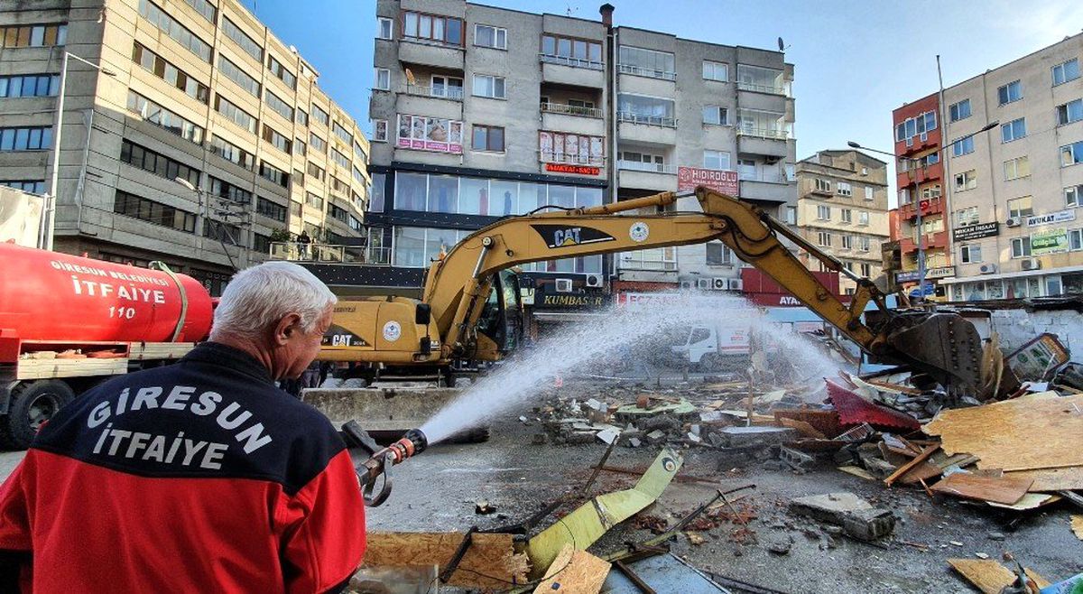 Bulancak durağı ve şehir girişi projesi için ilk kazma vuruldu