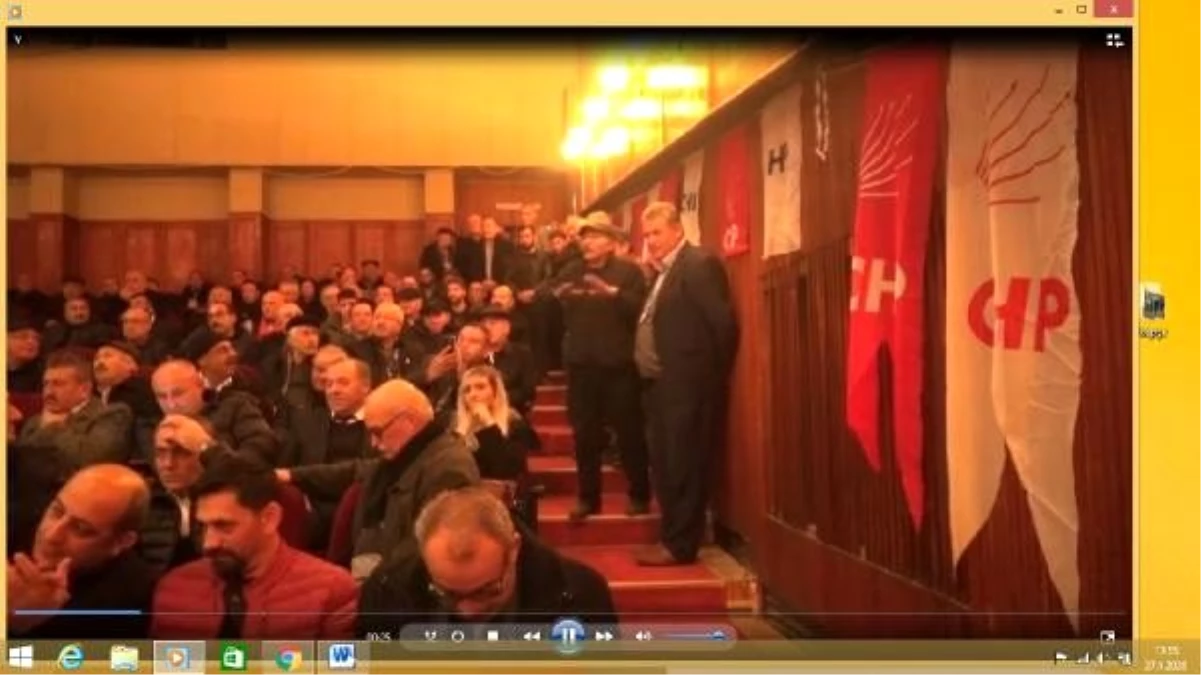 CHP\'li Köse\'den kongrede partiliye tepki: Dinleyip oturmuyorsa polis çağırıp çıkartın