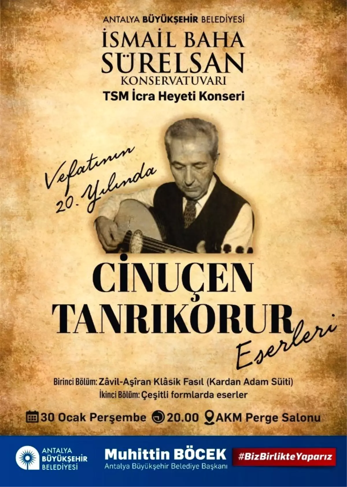 Cinuçen Tanrıkorur eserleri ile anılacak