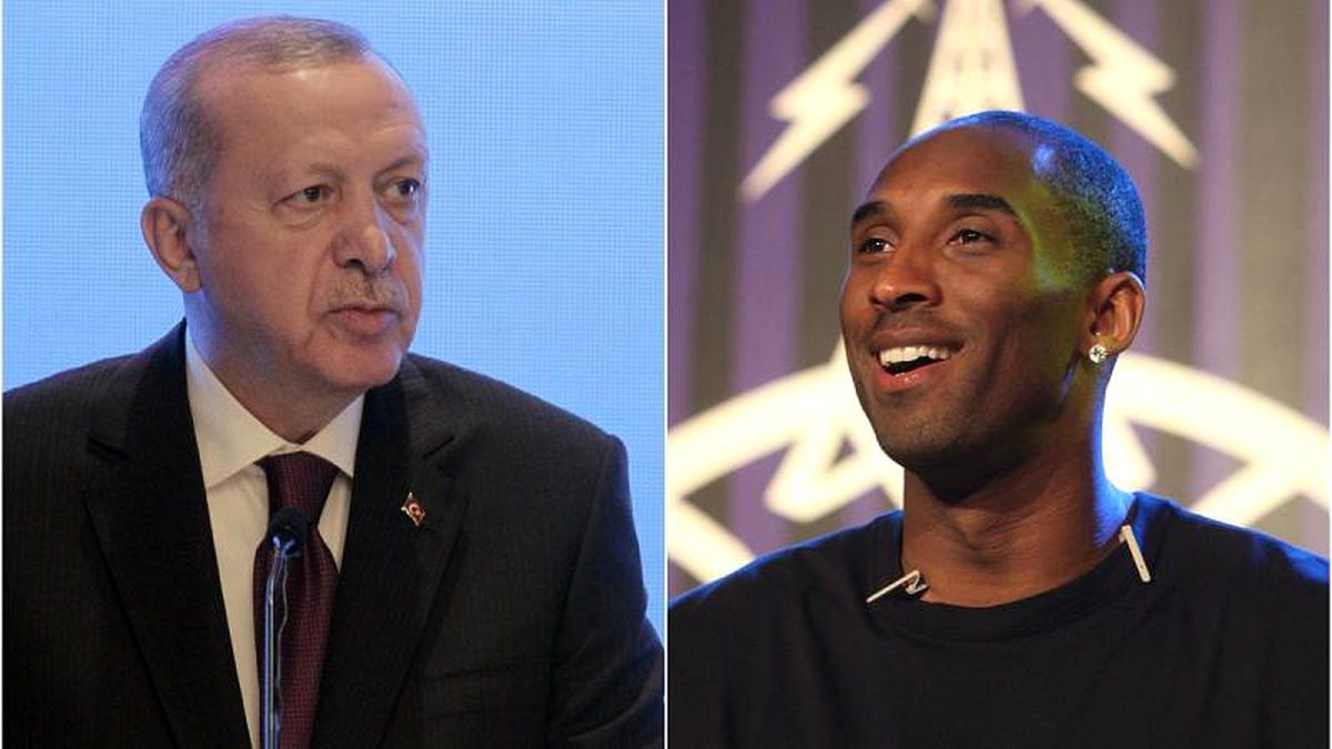 Erdoğan\'dan Kobe Bryant\'ın ailesi ve sevenlerine taziye mesajı