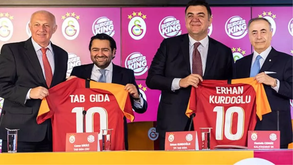 Galatasaray, TAB Gıda ile sponsorluk anlaşması imzaladı