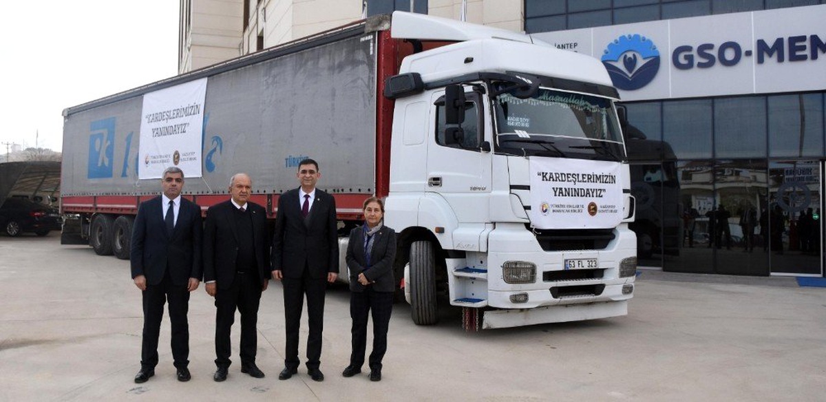 GSO\'nun yardım tırı yola çıktı