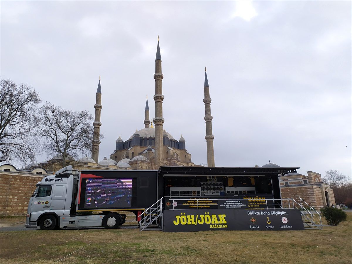 JÖH ve JÖAK tanıtım tırı Edirne\'de