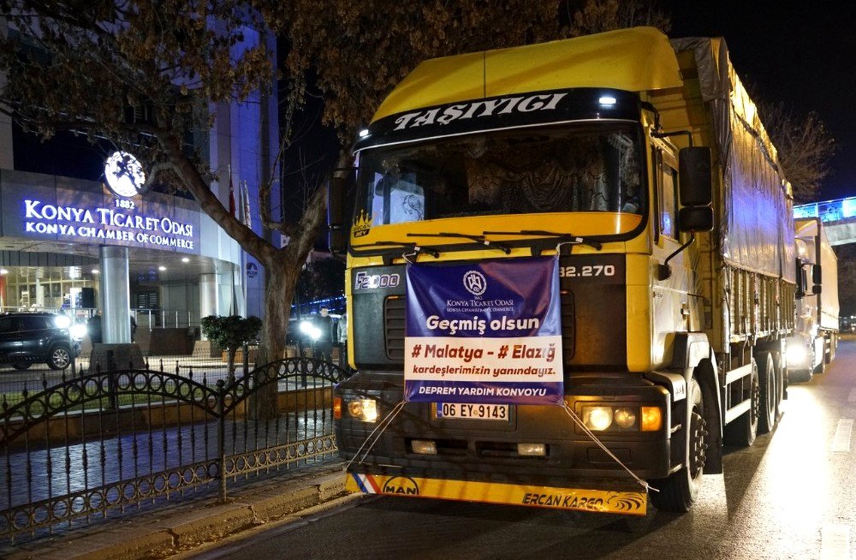 KTO\'dan deprem bölgesine yardım tırı