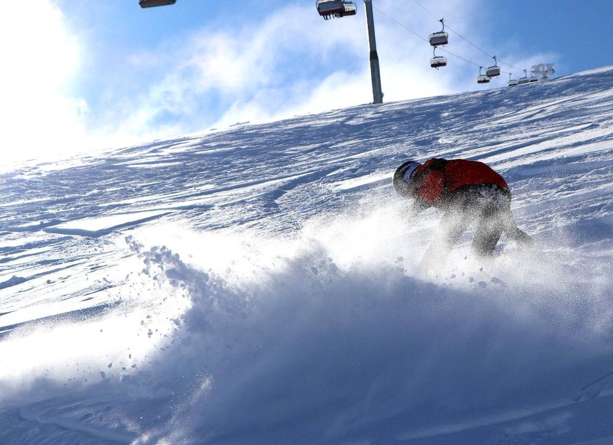 Snowboard nefes kesti
