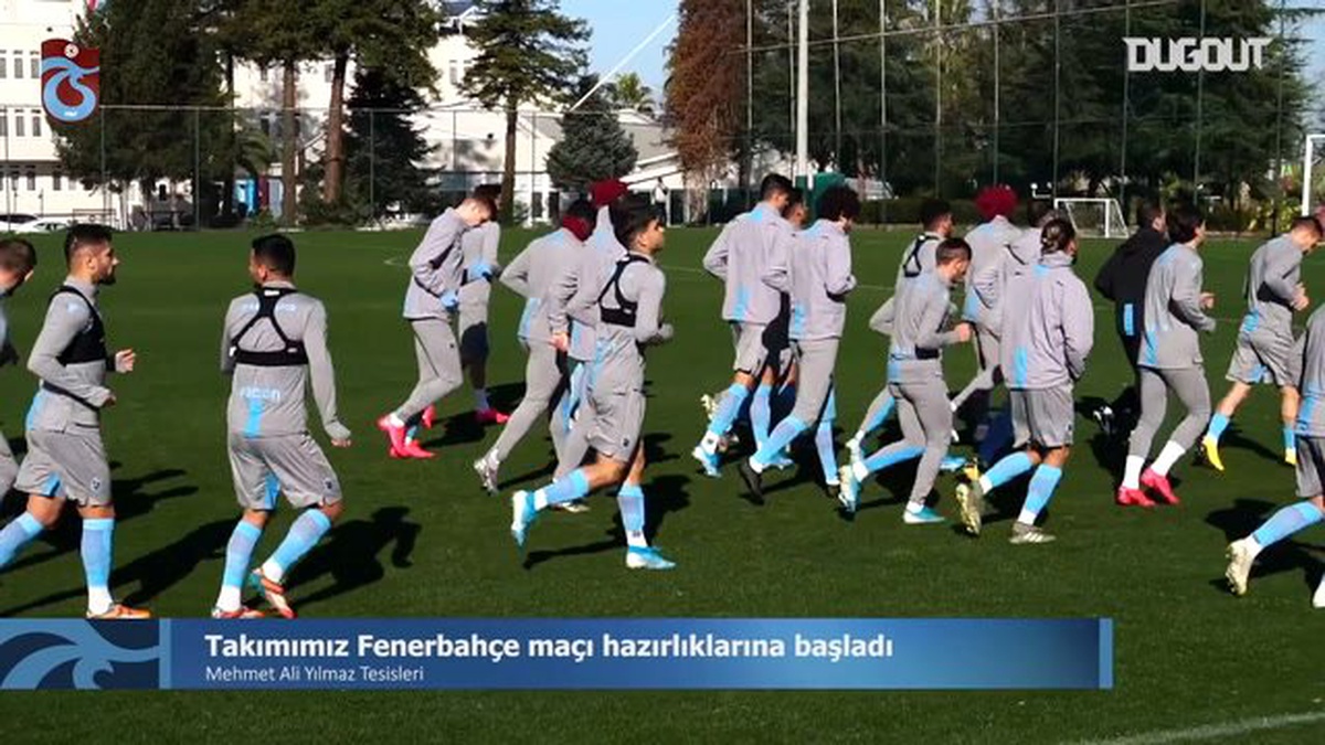 Trabzonspor\'da Fenerbahçe maçı hazırlıkları başladı
