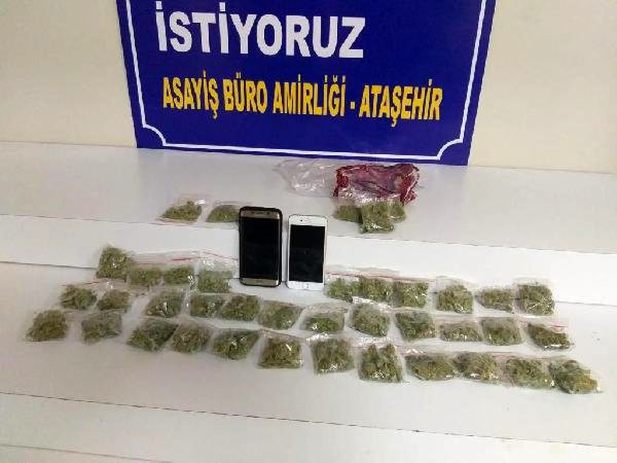 Ataşehir\'de otomobilde uyuşturucu satan şüpheliler yakalandı