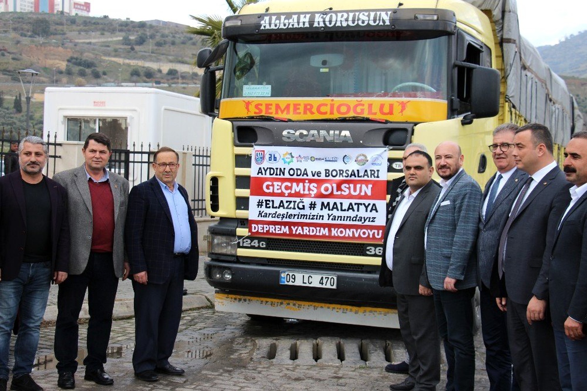 Aydın\'daki oda ve borsalar depremzedeler için el ele verdi
