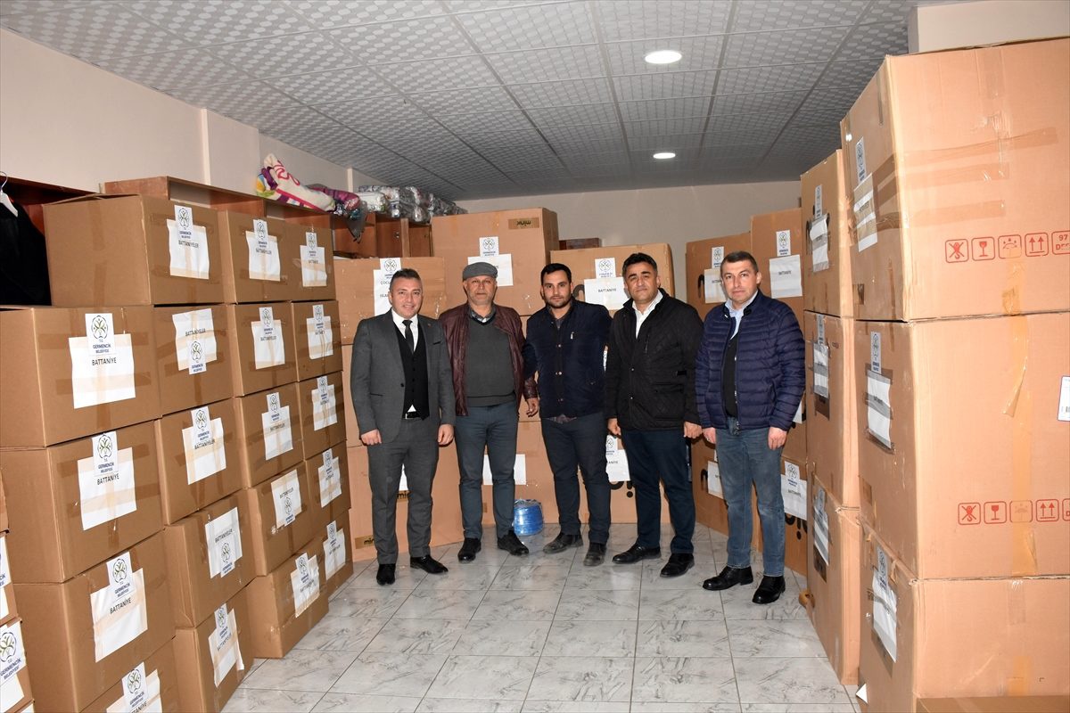 Aydın\'dan deprem bölgesi Elazığ\'a yardım
