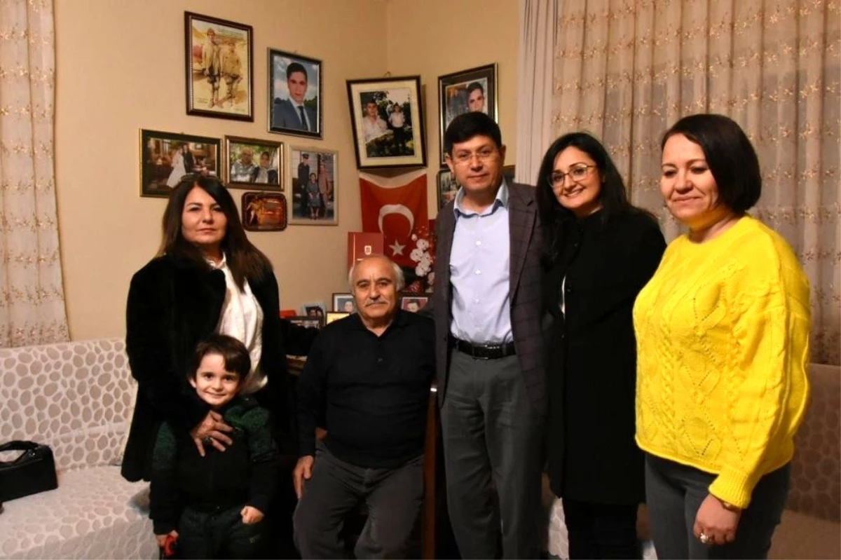 Başkan Özcan şehit ailelerini unutmadı
