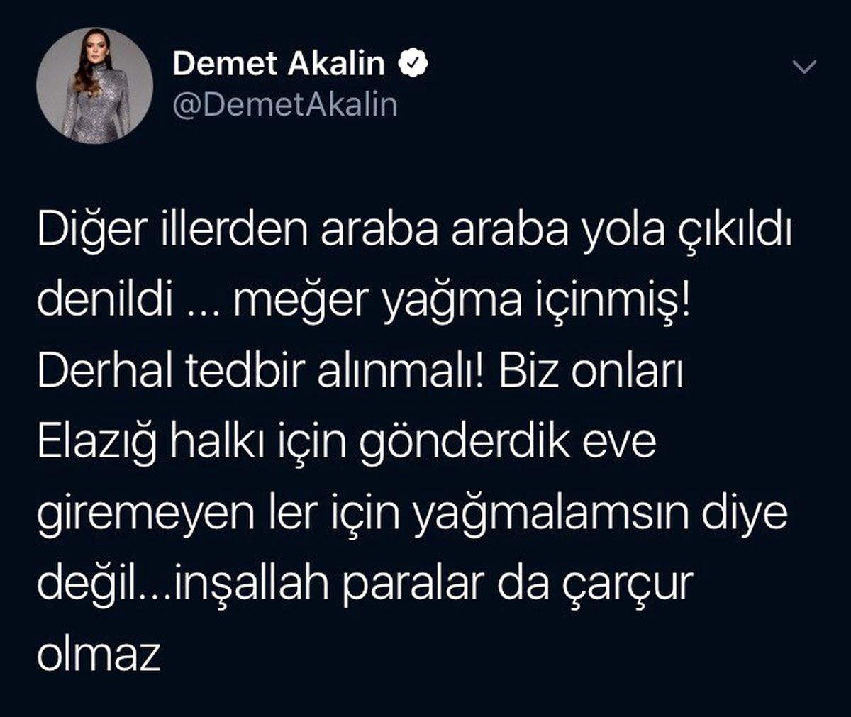 Deprem yardımları yağmalandı mı? Demet Akalın\'dan flaş iddia