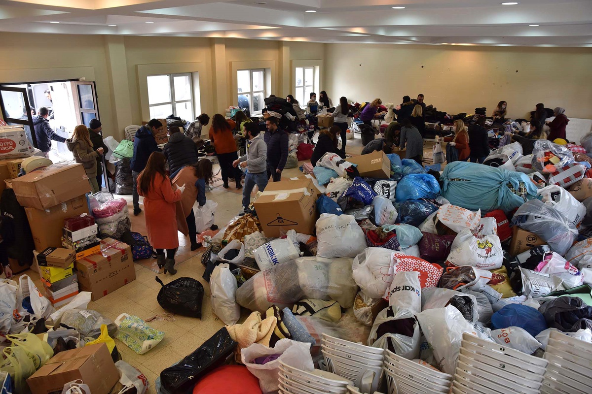 Eskişehirlilerden yardım kampanyasına büyük ilgi