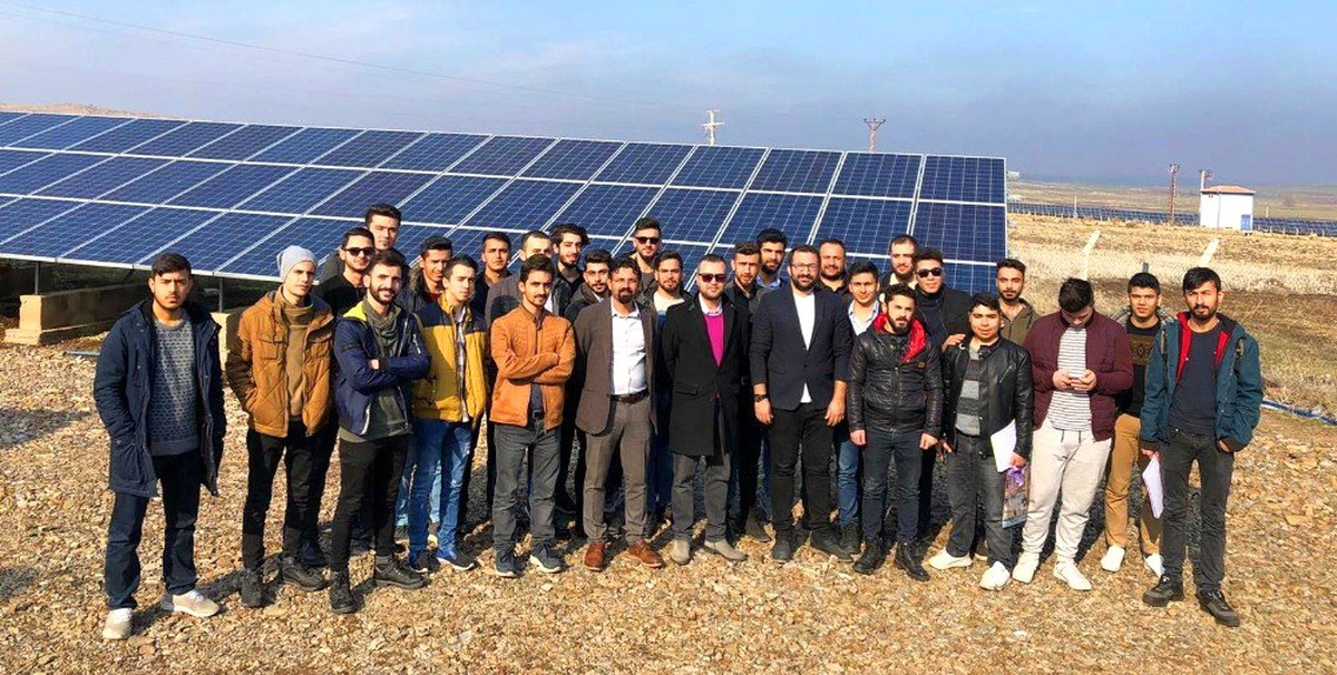 GAÜN öğrencileri çolak enerji Ges\'e gezi düzenledi