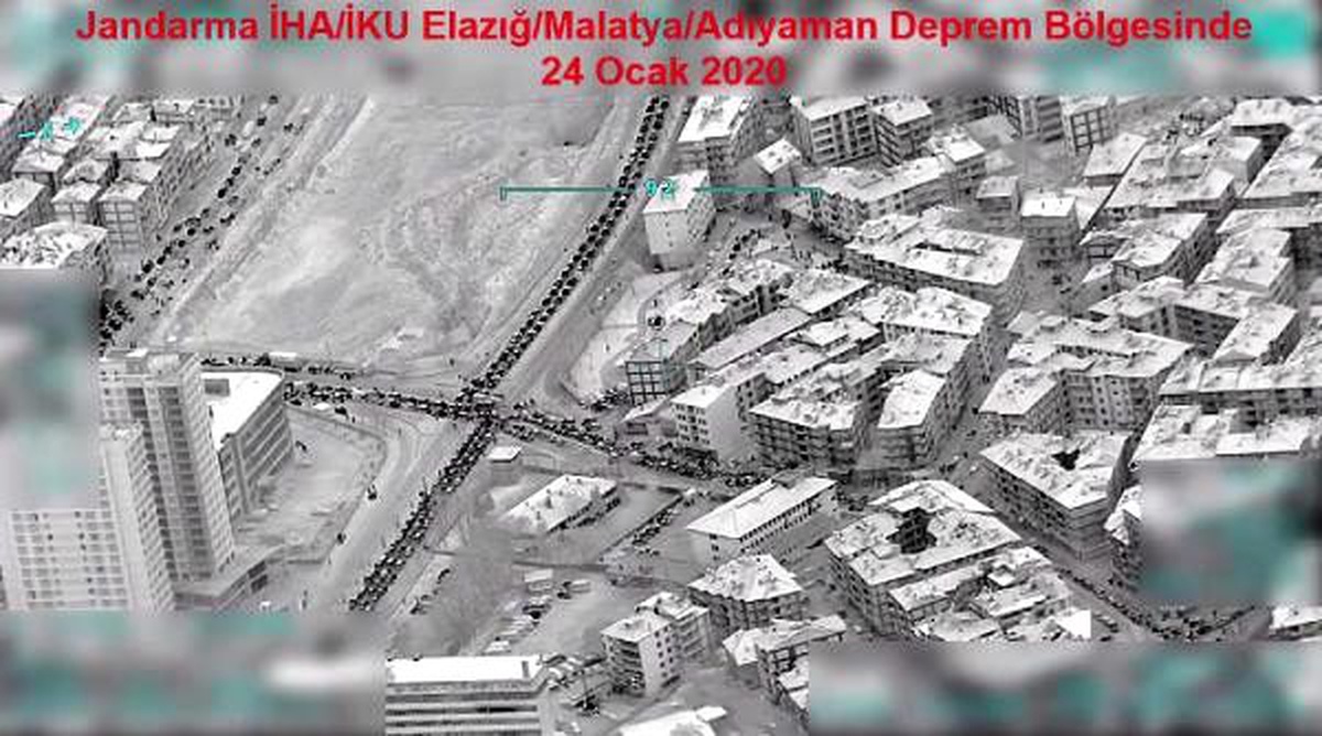 İHA\'lar deprem bölgesinde 3 saatte 275 noktayı taradı